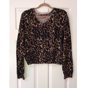 Jessica London cheetah print sweater